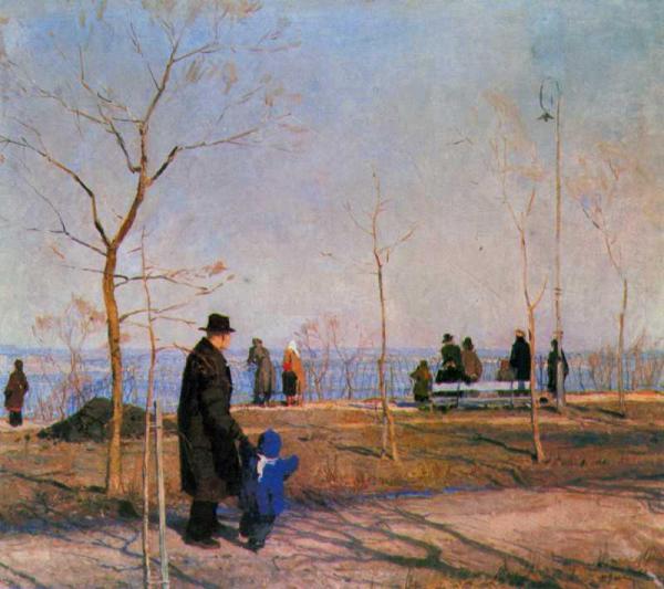 On The Dnieper River by Tatiana Yablonskaya