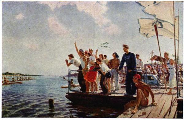 On The Dnieper River by Tatiana Yablonskaya