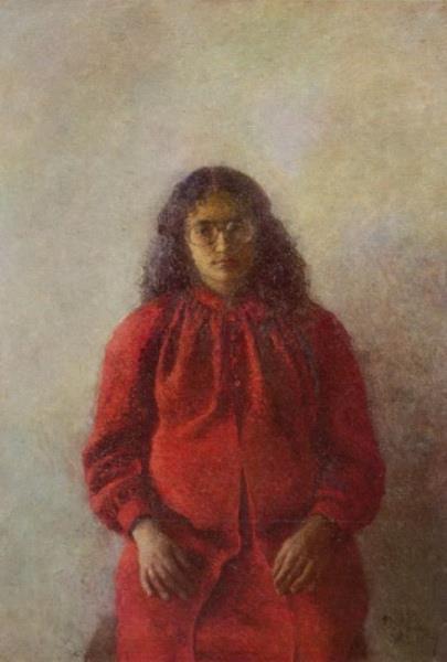 The Artist's Daughter Gayane by Tatiana Yablonskaya Oil Painting Reproductions