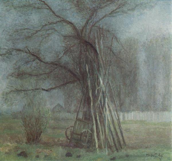 The Old Apple Tree by Tatiana Yablonskaya