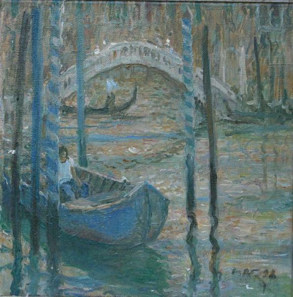 Venice. Rialto Bridge by Tatiana Yablonskaya Oil Painting Reproductions