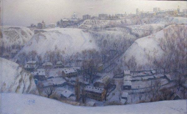 Winter In Kiev by Tatiana Yablonskaya