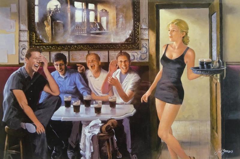 The Stags Night by Ted Jones