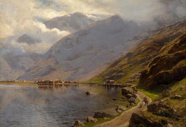 Themistocles Von Eckenbrecher Goslar Laerdal Soeren Fjord, Norway