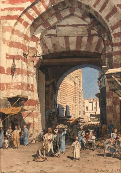 Themistocles Von Eckenbrecher The Bab El Metwali, Cairo