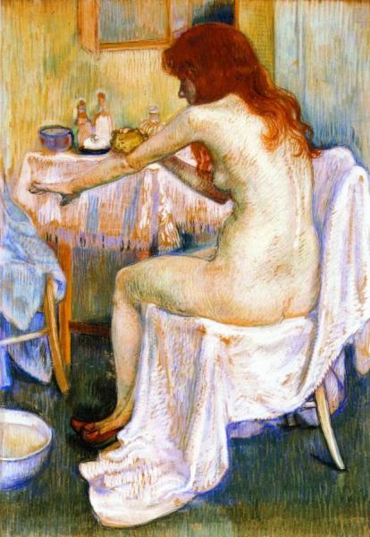 After The Bath by Theo Van Rysselberghe