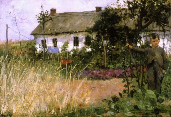 Among The Cabbages by Theo Van Rysselberghe