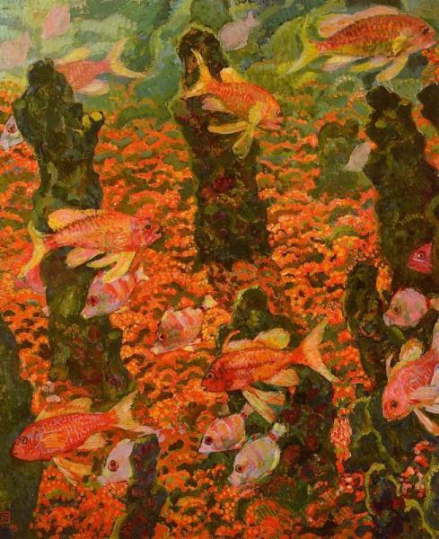 Aquarium by Theo Van Rysselberghe