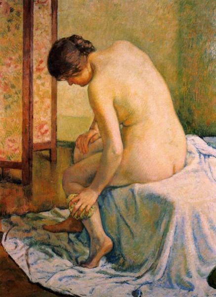 Bather by Theo Van Rysselberghe Oil Painting Reproductions