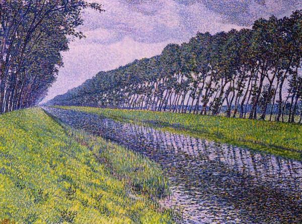Canal In Flanders by Theo Van Rysselberghe