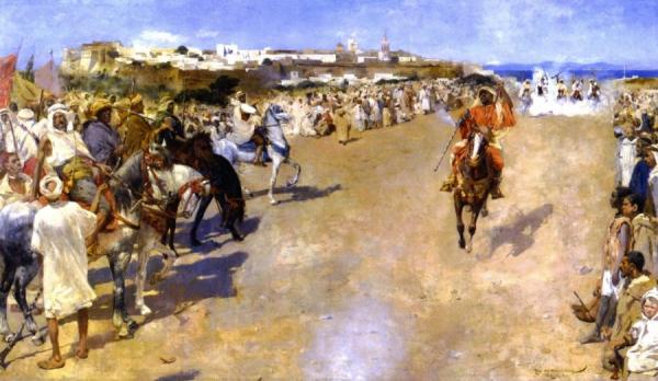 Fantasia: Gunpowder Games, Morocco by Theo Van Rysselberghe