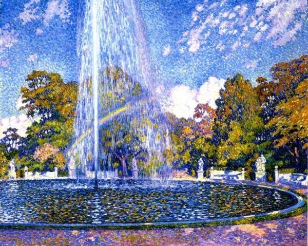 Fountain At Sans-souci, Potsdam by Theo Van Rysselberghe