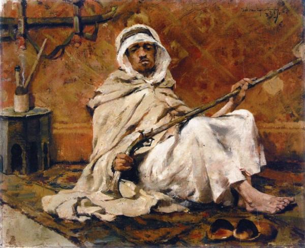 Guard Resting by Theo Van Rysselberghe