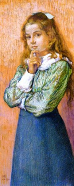 Ida Braun by Theo Van Rysselberghe