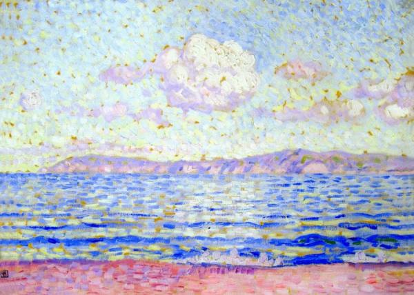 Île Du Levant by Theo Van Rysselberghe