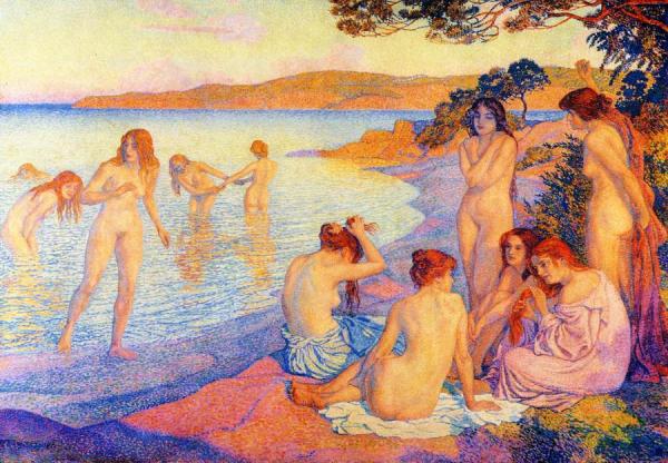 L'heure Embrasee by Theo Van Rysselberghe