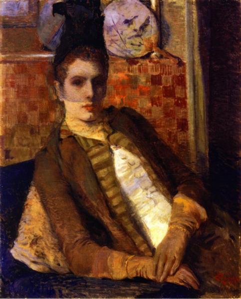 Lady In A Veil by Theo Van Rysselberghe