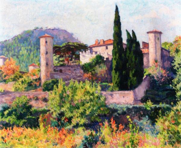Les Baumelles by Theo Van Rysselberghe