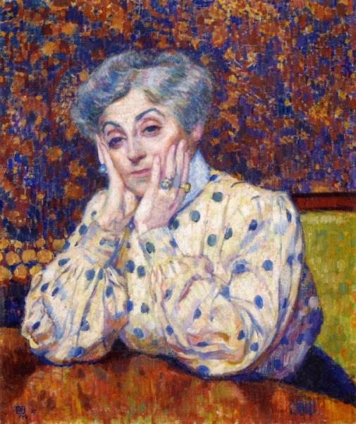 Madame Theo Van Rysselberghe by Theo Van Rysselberghe