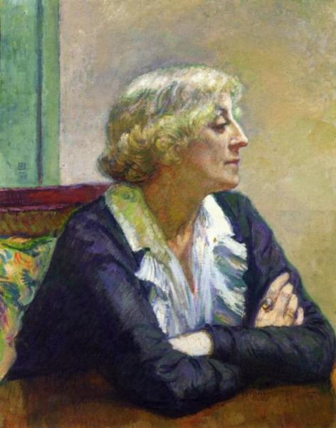 Maria Van Rysselberghe With Crossed Arms by Theo Van Rysselberghe