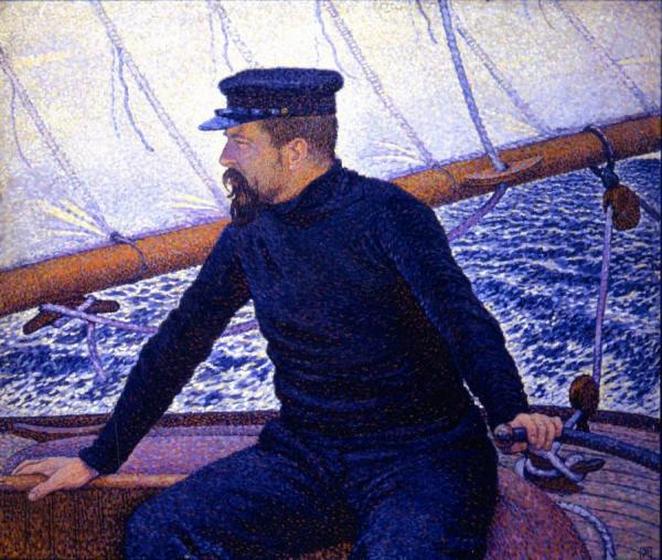 Paul Signac (at The Helm Of The Olympia) by Theo Van Rysselberghe