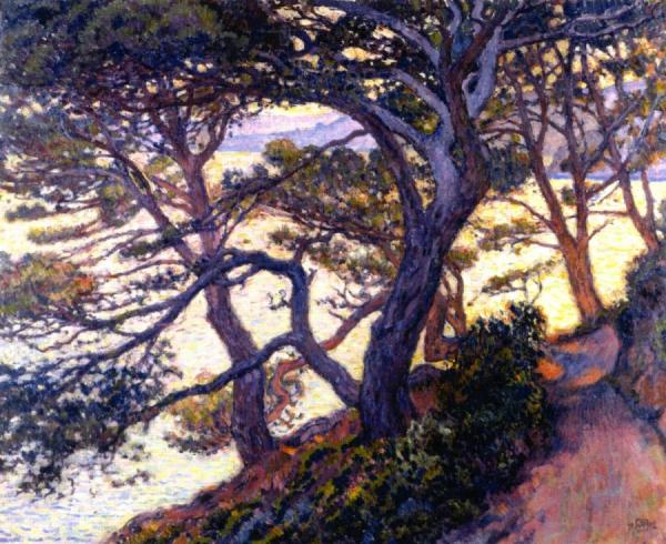 Pines At Pointe Layet by Theo Van Rysselberghe