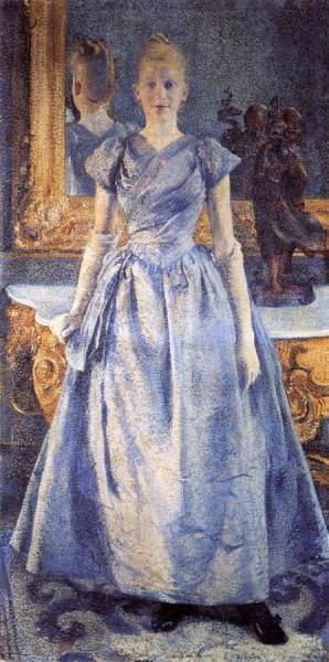 Portrait Of Alice Sethe by Theo Van Rysselberghe
