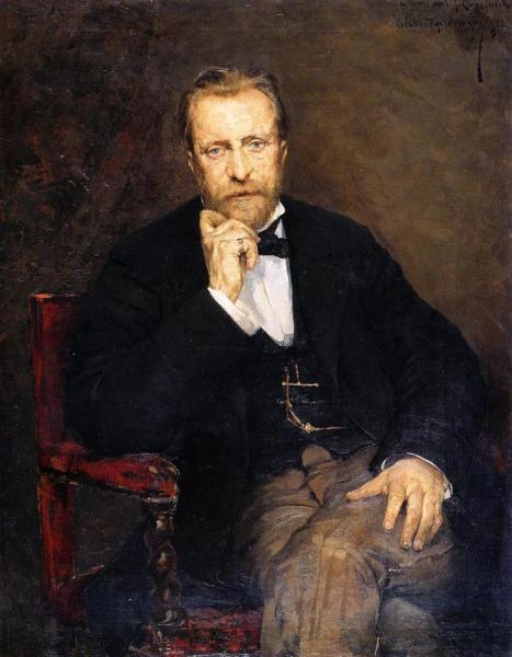 Portrait Of Jean Cepeinick by Theo Van Rysselberghe