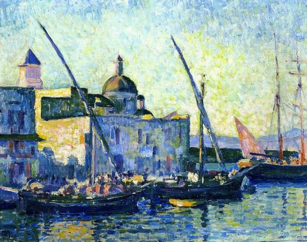 Puzzuoli (morning) by Theo Van Rysselberghe