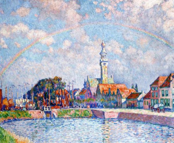 Rainbow Over Veere by Theo Van Rysselberghe