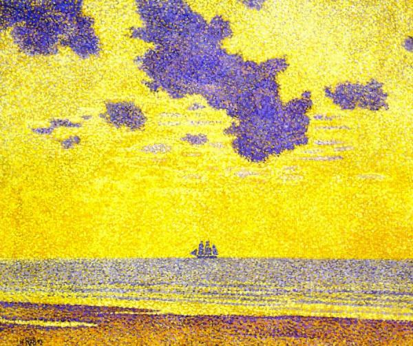 Seascape by Theo Van Rysselberghe