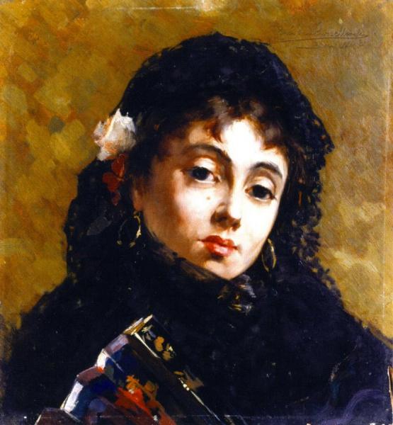 Spanish Woman by Theo Van Rysselberghe