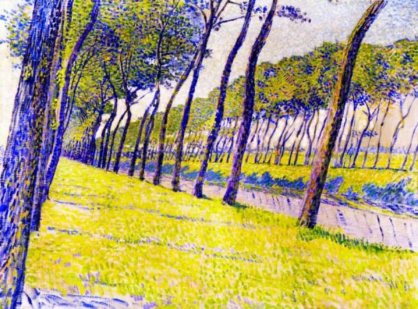 Study For 'canal In Flanders' by Theo Van Rysselberghe