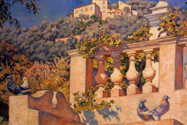 The Balustrade by Theo Van Rysselberghe