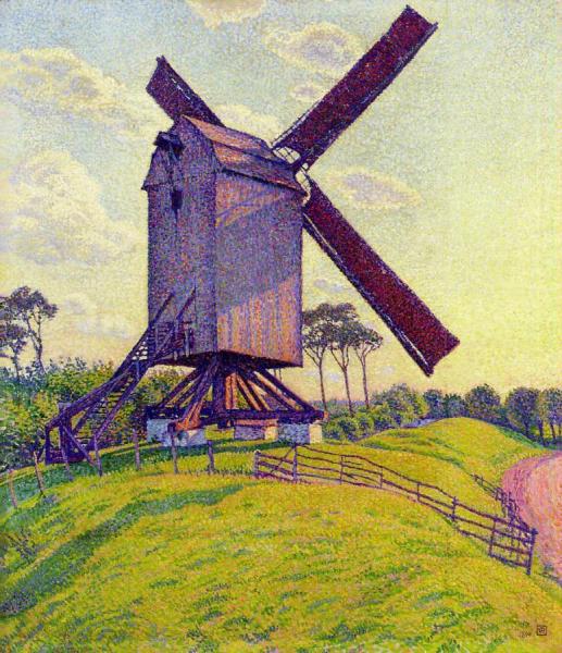 The Mill At Kelf by Theo Van Rysselberghe