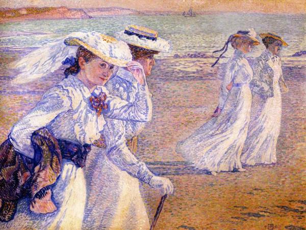 The Promenade by Theo Van Rysselberghe