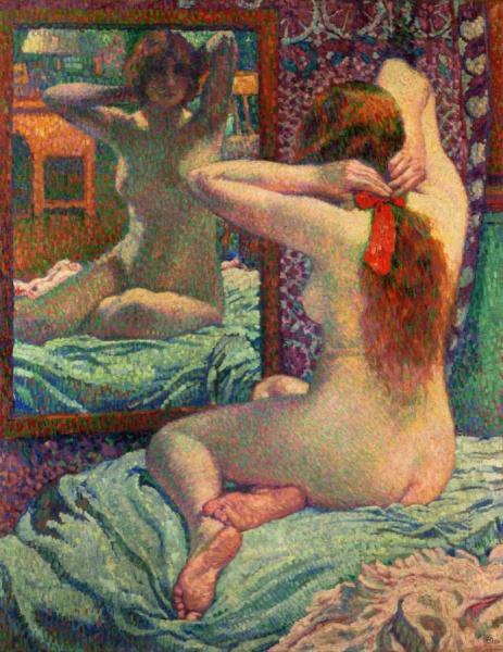 The Scarlet Ribbon by Theo Van Rysselberghe
