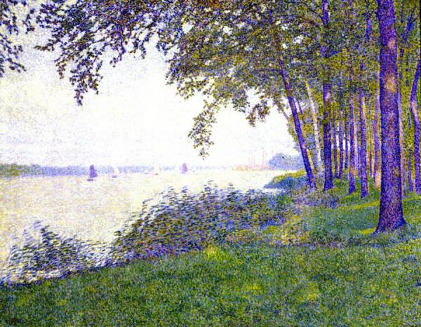 The Scheldt Upstream From Antwerp: After The Fog by Theo Van Rysselberghe