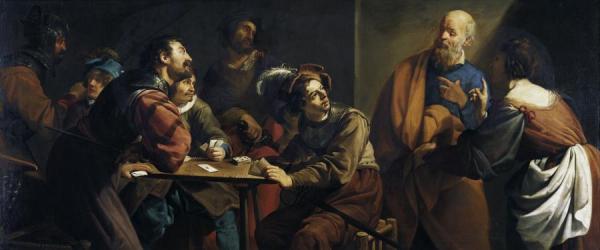 The Denial Of Saint Peter by Theodoor Rombouts