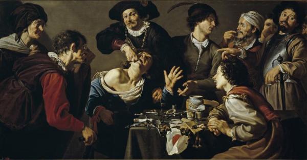 The Quack Tooth Puller, 1620-1625 by Theodoor Rombouts