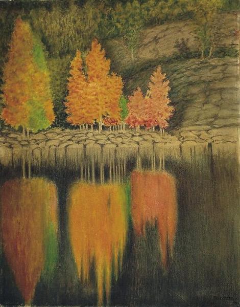 Theodor Kittelsen Aspen Blor