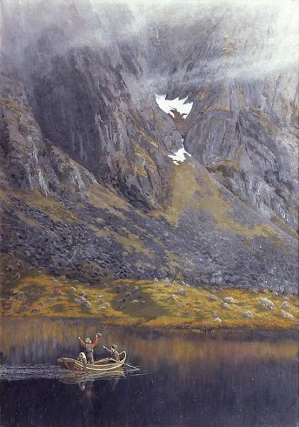 Ekko 1888 by Theodor Kittelsen Oil Painting Reproductions