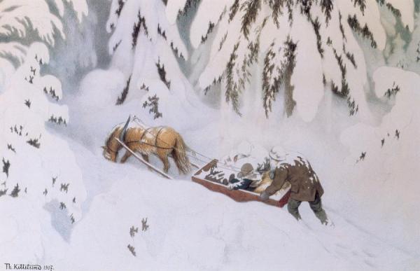 Theodor Kittelsen Juletroll 1907 (christmas Troll)