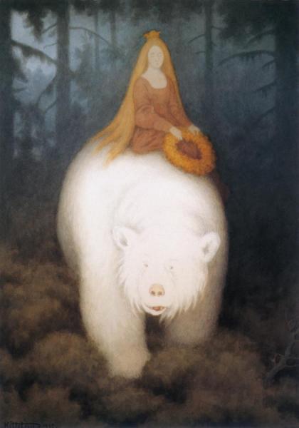 Theodor Kittelsen White Bear King Valemon