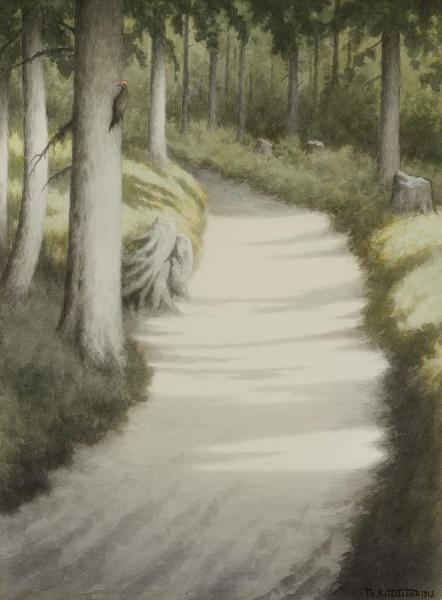 Woodpecker by Theodor Kittelsen