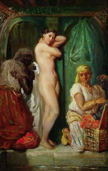 A Bath In The Harem by Theodore Chasseriau