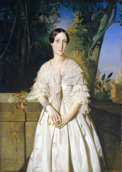 Countess De La Tour-maubourg by Theodore Chasseriau