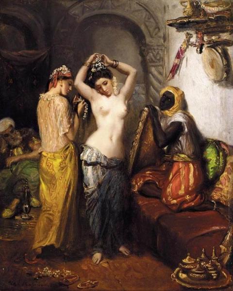 Intérieur Oriental by Theodore Chasseriau