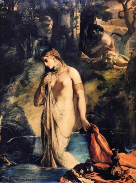 Susanna And The Elders by Theodore Chasseriau