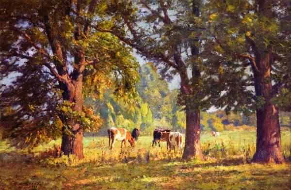 Theodore Clement Steele An August Morning